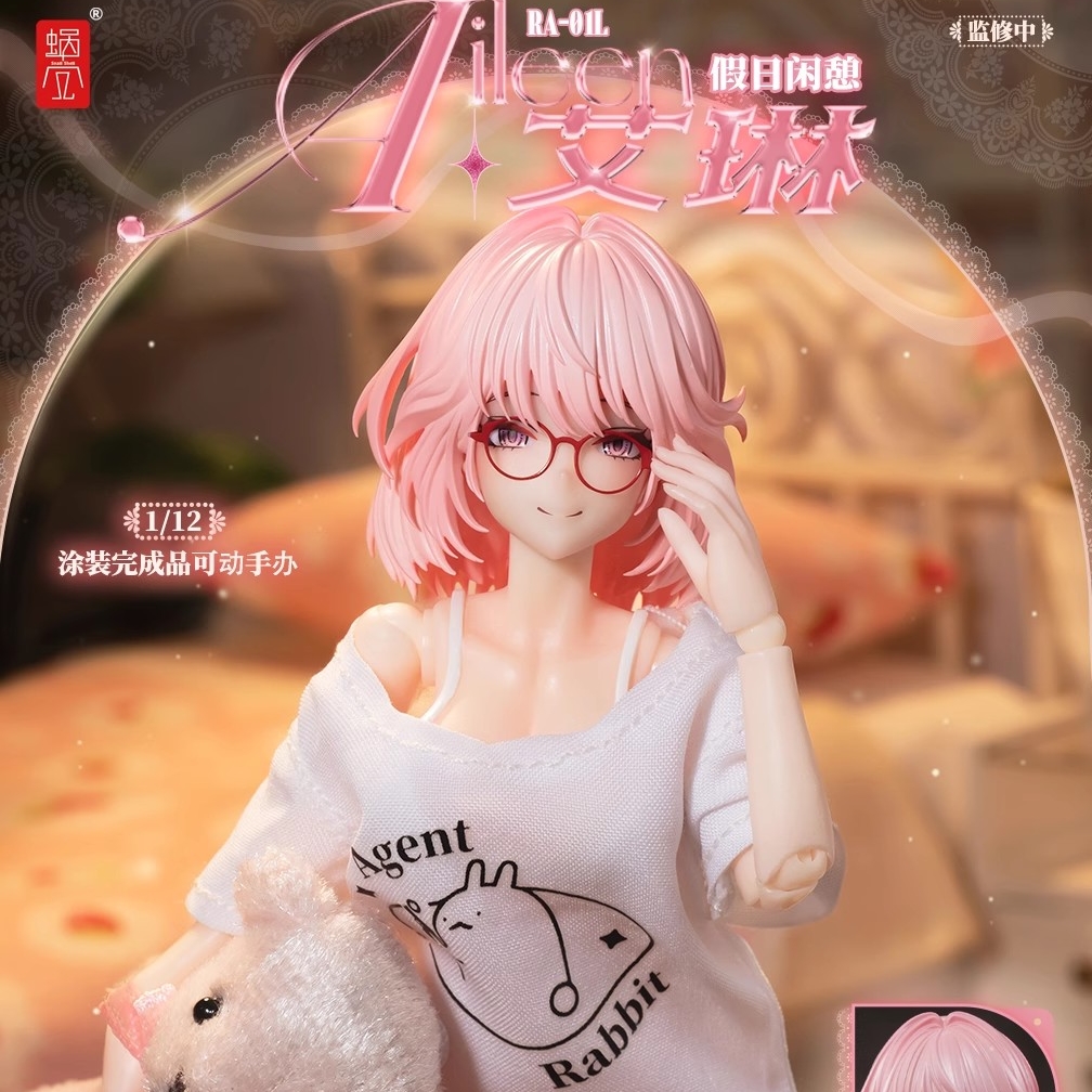 预定 蜗之壳 RA-01L 艾琳 假日闲憩 1/12涂装完成品可动手办人偶