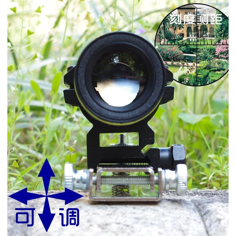 瞄准器十字镜+狙击镜瞄准器猫头鹰光学可调节导轨高清单筒10倍镜