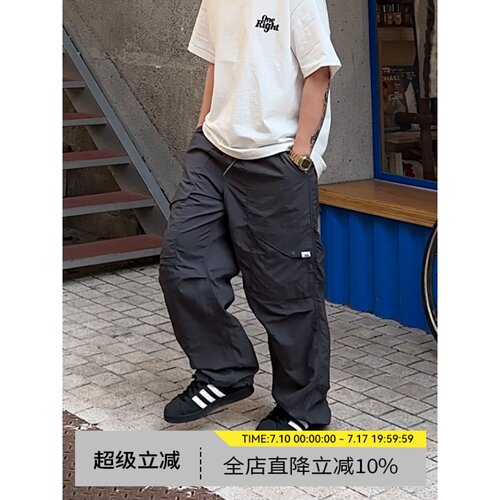 户外机能速干裤美式宽松运动裤