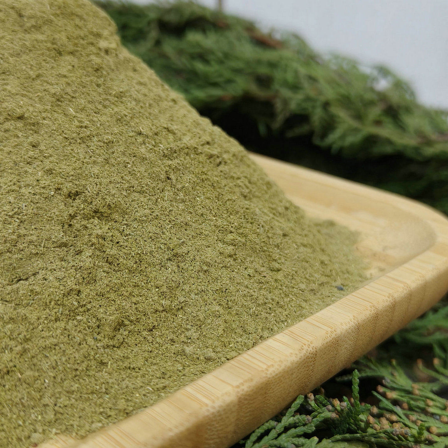 侧柏叶粉500g纯野生洗头天然植物无硫香薰原料护理头发茶麸伴侣