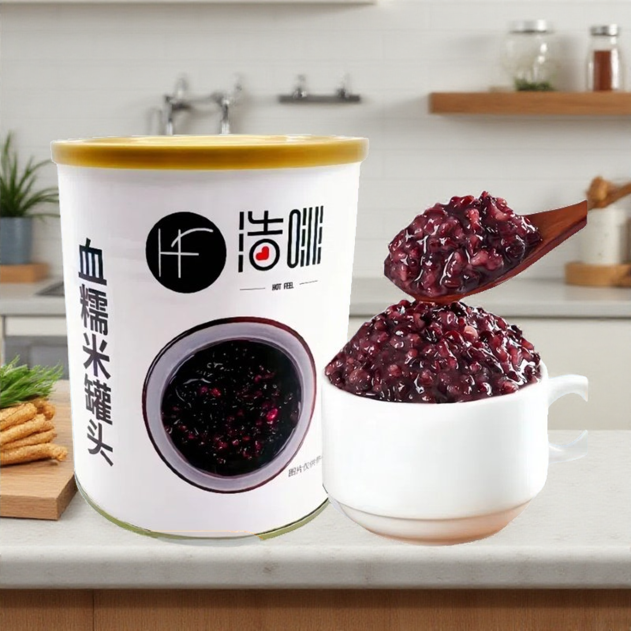 浩啡血糯米罐头奶茶原料