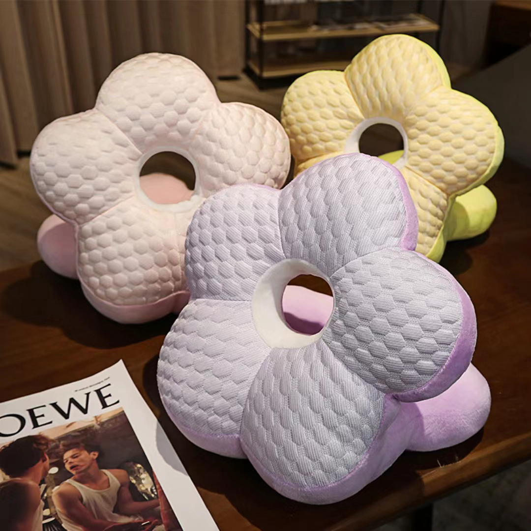 夏季花朵双面办公室午休枕午睡神器学生儿童趴睡手枕女生睡觉抱枕