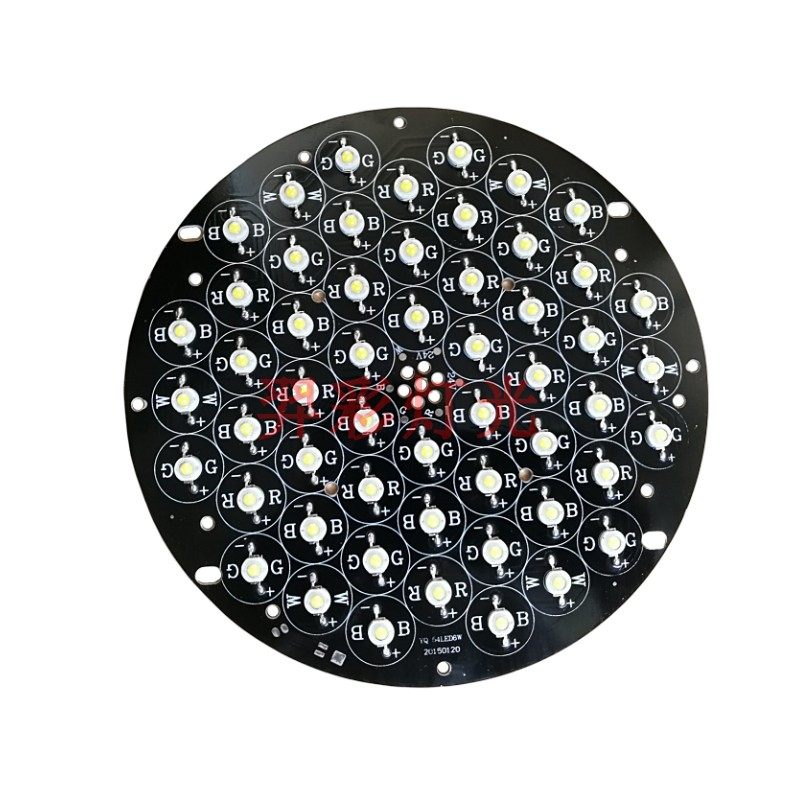 54颗3W帕灯灯珠板 LED帕灯铝基板舞台灯光配件 LED灯珠 