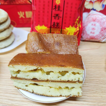 板桥青龙街董家桂香楼芝麻饼手工中式糕点鸡蛋糕口酥芙蓉糕荔枝酥