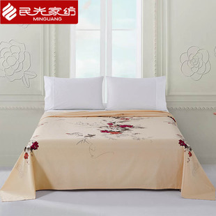 民光老式丝光床单全棉老式后床单老上海被单民光国民床单
