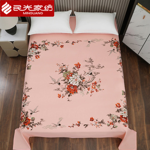 民光老式丝光床单国民床单全棉老上海床单纯棉老床单老厚床单