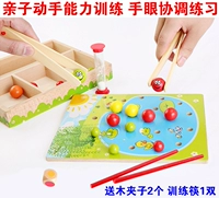 Clip trái cây cho trẻ em clip clip hạt bóng gỗ 2-3-4-5 tuổi giáo dục sớm giáo dục dạy học đồ chơi thông minh - Đồ chơi giáo dục sớm / robot đồ chơi xếp hình cho bé