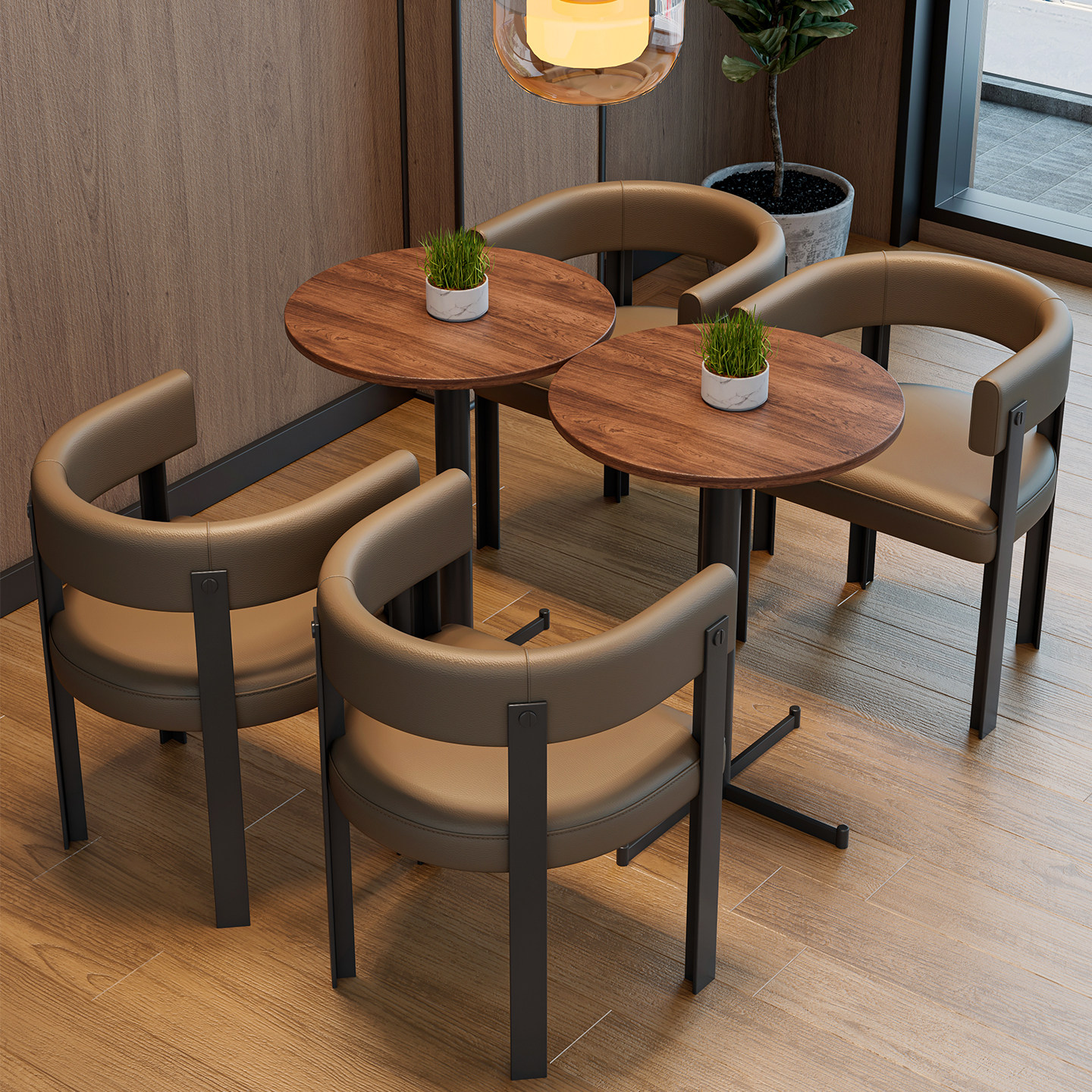 库迪咖啡厅桌椅套装休闲茶几小圆桌子设计师餐桌奶茶店靠背沙发椅,商业/办公家具,商用餐椅,淘宝优惠券,粉丝福利购,淘宝优惠卷