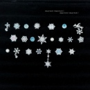 Maywct 绝美雪花钛钢耳钉女爆闪华子珍珠清冷感耳饰耳骨 冬雪恋歌