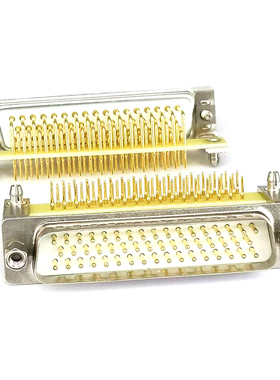 DB50公头 母头 90度弯脚焊板式 DR50弯针 车针镀金 HDR50PIN弯头