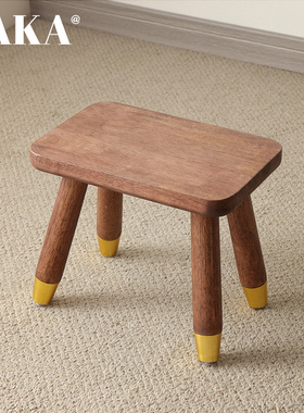 实木小凳子家用儿童矮凳门口换鞋凳茶几小板凳客厅高级感沙发凳