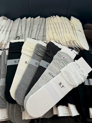 26春夏韩版st复古纯色花边堆堆袜女休闲百搭中筒袜子
