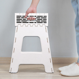 加厚塑料折叠凳加厚换鞋凳家用便携式老人外出小板凳户外马扎椅子