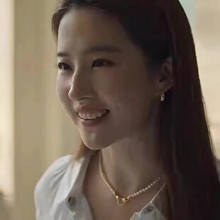 玫瑰的故事黄亦玫同款项链刘亦菲手拉手锁骨链淡水珍珠气质高级感