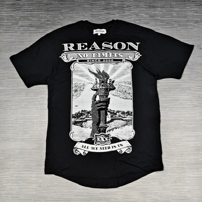 胸围108CM火炬烫钻宽松T恤