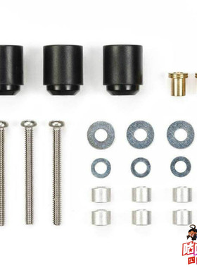 原装田宫TAMIYA四驱车改装配件 黑色13mm导轮防倾件 顶轨 15528