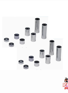 四驱车配件高品质轻量电镀铝管灰色色1.5/3/6/12mm螺丝圆筒套筒