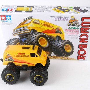 BOX现货 盒车17003大脚车饭盒午餐盒LUNCH 正品 田宫四驱车原装