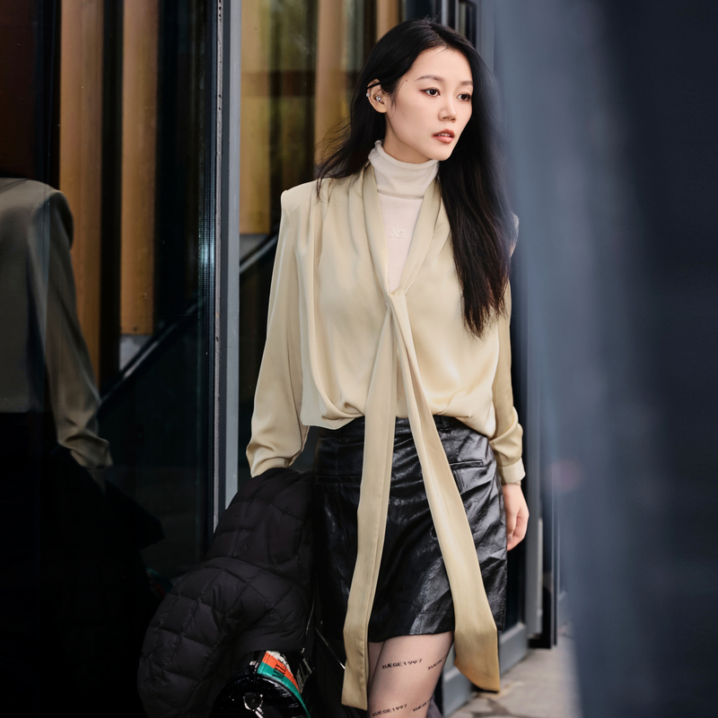 少库存  XG雪歌 衬衣XK421015A330