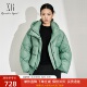 xg雪歌短款 连帽羽绒服女2024冬新款 加厚保暖休闲外套XJ406107A545