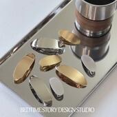 韩国金属椭圆侧边夹高级感冷淡风一字夹碎发夹鸭嘴夹甜酷少女BB夹