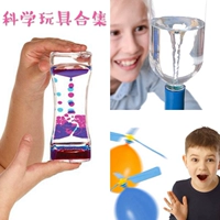 Детские научные игры коллекция двух -колорных капель нефтяной капли водяной вихревой вихрек