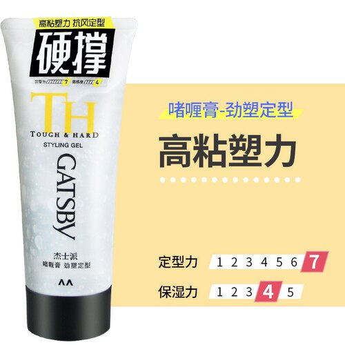 拉丁定型啫喱造型杰士派比赛考级用摩登舞国标舞中国舞定型发胶