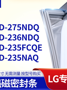 适用LG冰箱密封条门封条胶圈BCD-275NDQ 236NDQ  235FCQE 235NAQ
