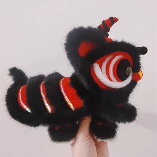 醒狮文创成品佛山非遗龙狮文化扭扭棒传统国潮创意新年礼物20厘米