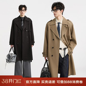 高级上衣 风衣外套男时尚 {高级感抗皱设计}伯爵卓尔25秋季 过膝长款