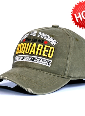 新款韩版DQS2外贸欧美人气情侣棒球帽女士夏季遮阳鸭舌帽四季全棉