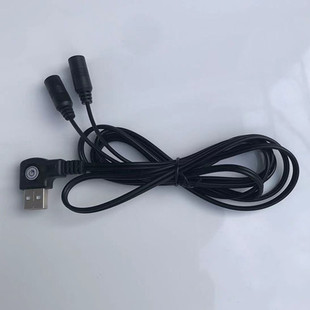 USB温度控制器.一拖二温度调制器.电热片调温.USB保暖产品调温