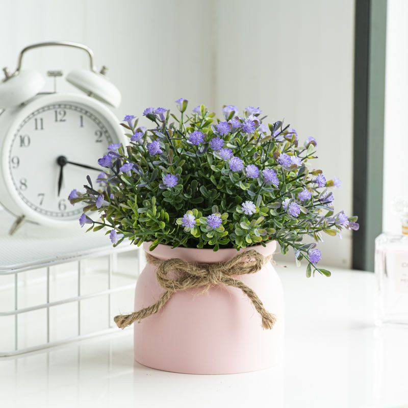 满天星假花仿真干插花束客厅摆设电视柜盆栽摆件餐桌塑料装饰花艺,家居饰品,仿真花/假花,淘宝优惠券,粉丝福利购,淘宝优惠卷