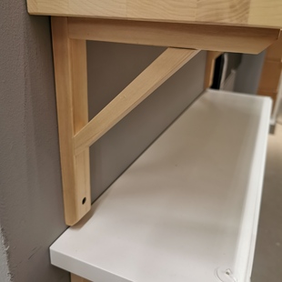 宜家国内代购桑德胡特置物架三角支架壁挂墙上搁板托架