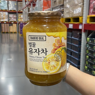 MM代购TRADERS DEAL 韩国进口蜂蜜柚子茶2kg泡水冲泡饮品