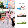 A life of longing Ouyang Nana Same item Crocs non-slip The thickness of the bottom slipper Exorcism summer Sandy beach Sandals