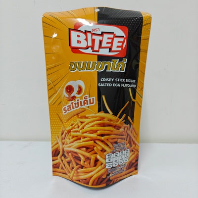 泰国 Big C BITEE 脆脆条咸蛋味65g休闲零食