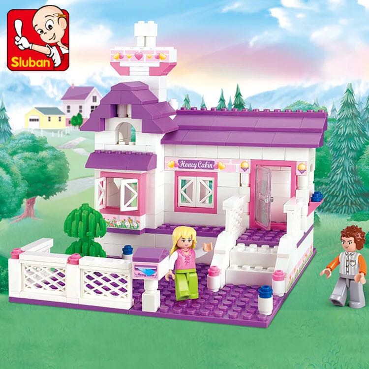 儿童拼装女孩益智玩具模型小鲁班