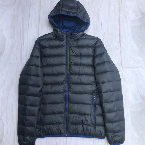 2019外贸新款秋冬男装超轻棉服