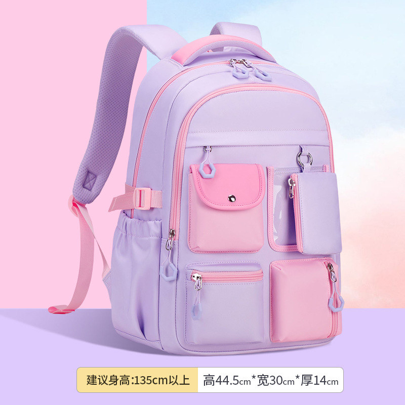 书包女双肩包背包多口袋工装风