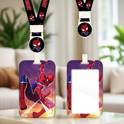 卡套伸缩长挂绳幼儿园接送卡外壳