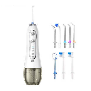 8 Jet Tips Cordless Water Flosser for Teeth 5 Modes Portable