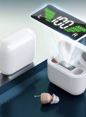 Invisible Audiphone Digital Display In-Ear Hearing Aids