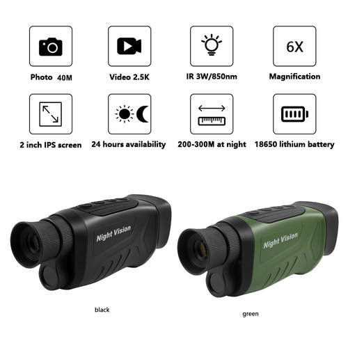 Digital Night-Vision Monocular 40MP 2.5K Infrared Telescope