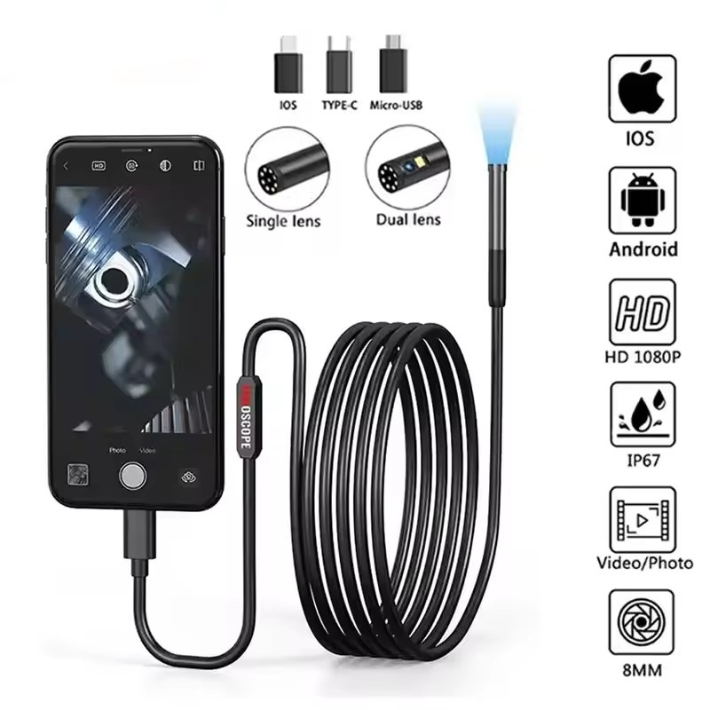 Endoscope Inspection Camera Micro USB/Type-C Inspection