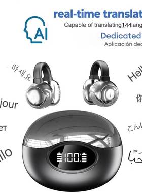 AI Translation headphone 144 Languages Translator Earbuds