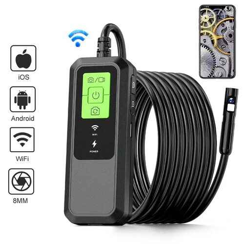 WiFi Industrial Endoscope Camera Single Dual Lens Inspection