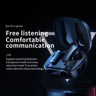 Active Noise Cancellation Wireless Headphones Bluetooth 5.0