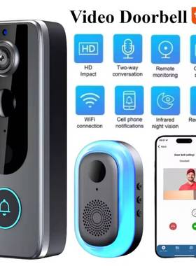Tuya  Wireless Doorbell Camera Wifi Intercom  Peepholes
