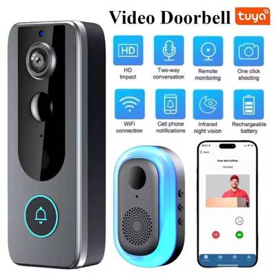 Tuya  Wireless Doorbell Camera Wifi Intercom  Peepholes